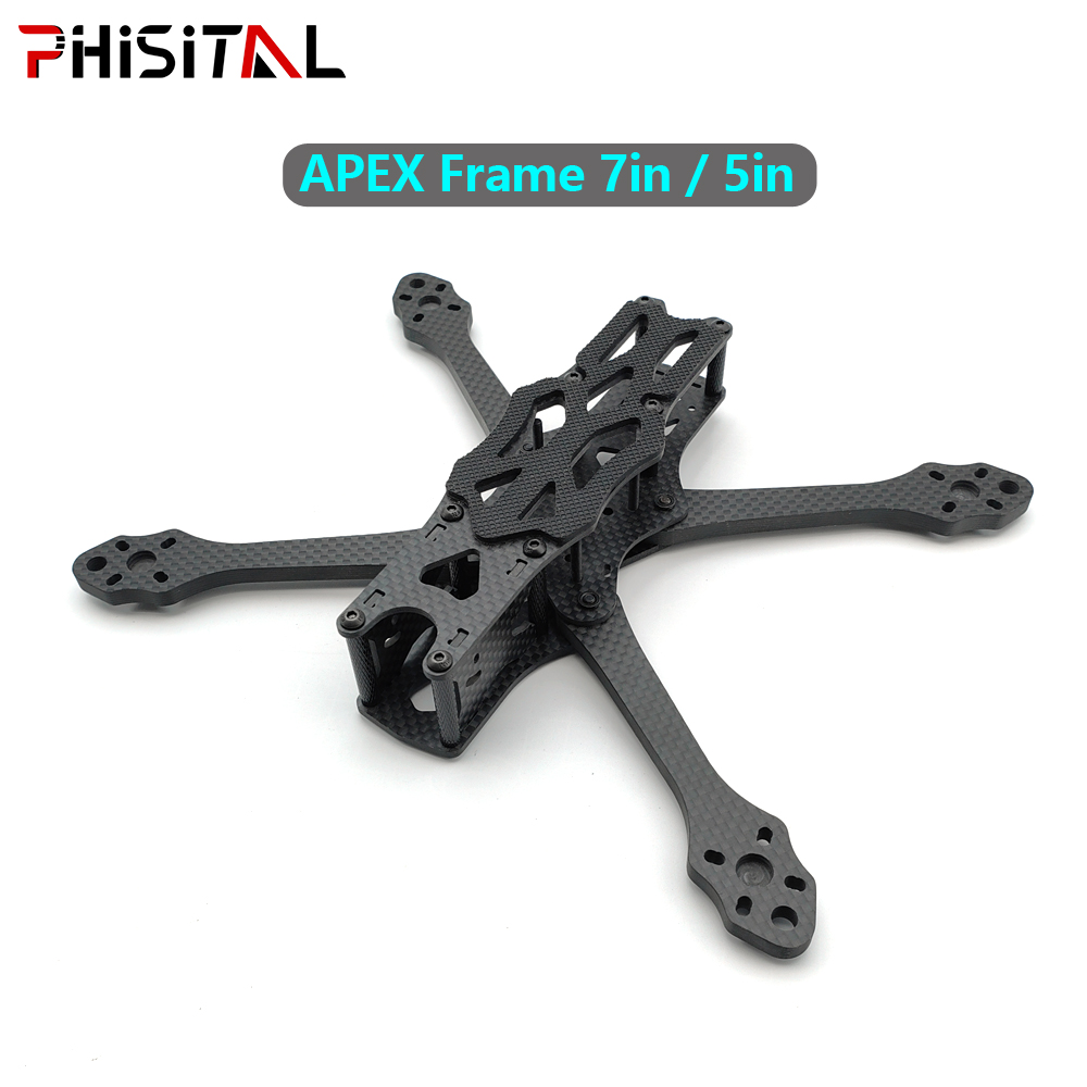 Drone Cinematic - APEXフレーム 7インチ/6インチ/5インチ カーボンファイバー クアッドコプターフレームキット 19/22mmカメラ用 |