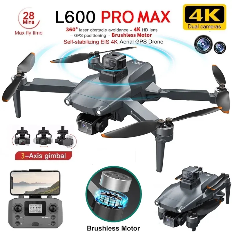 Drone Cinematic - L600 プロマックス GPS ドローンプロフェッショナル 4K 3