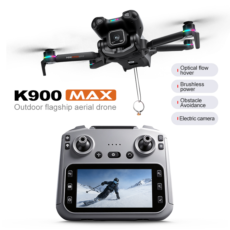 Drone Multispectral - 新型K900 MAX GPSドローン カメラ搭載 釣り用 エアドロップ