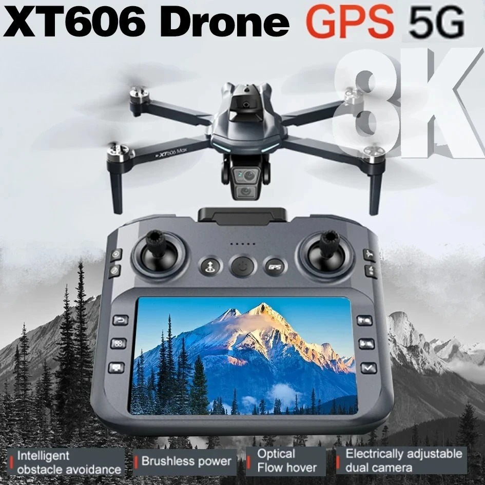 オリジナルXT606ドローン プロフェッショナル 8K HD - Drone Multispectral のレビューと価格