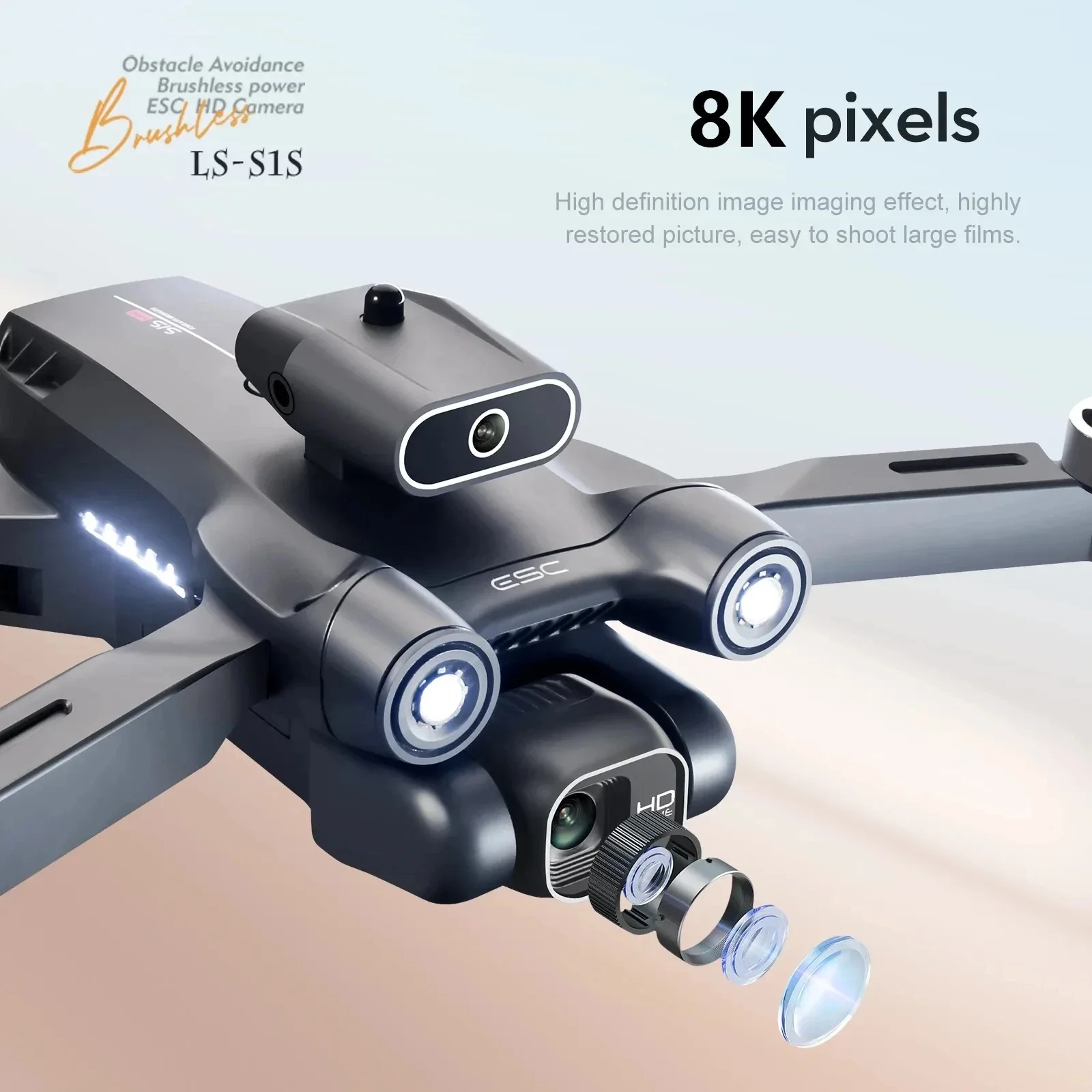 プロのブラシレスモーター付きドローン,GPS付きクワッドコプ - Drone Multispectral のレビューと価格