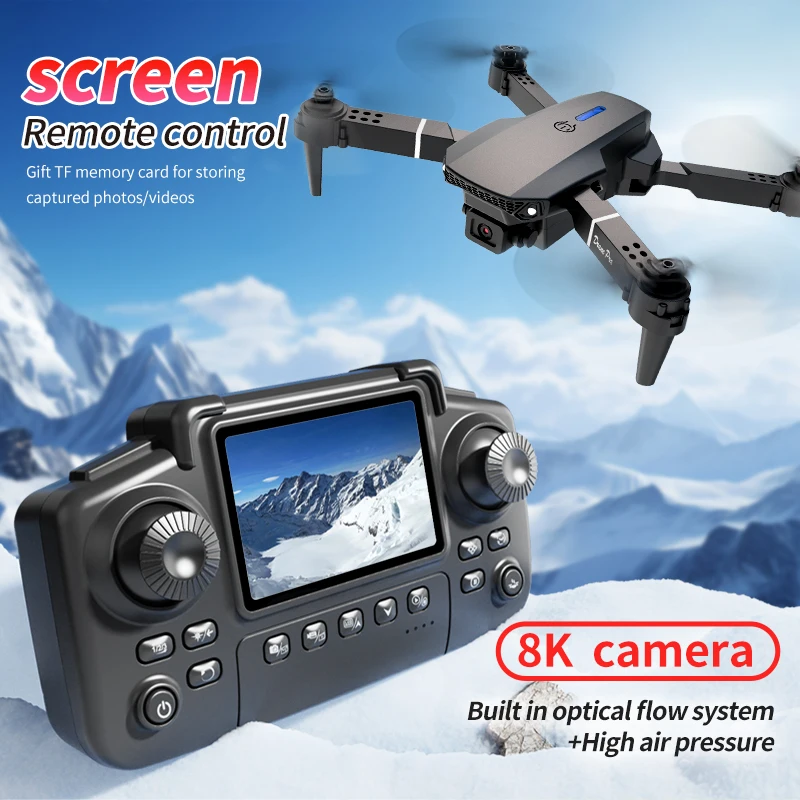 プロフェッショナル E88 プロドローン スクリーン付き 8 - Drone Cinematic のレビューと価格