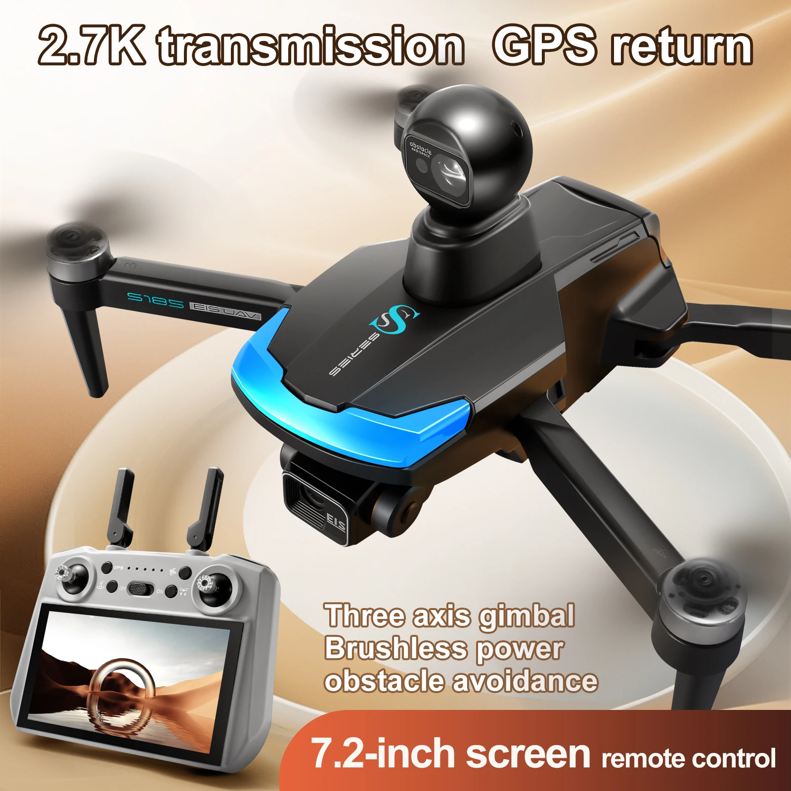 S185 プロフェッショナルドローン 2.7K HD デュア - Drone Multispectral のレビューと価格