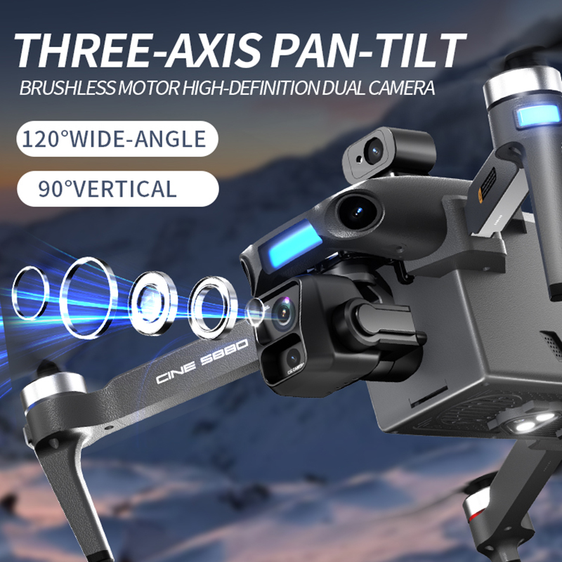 2026年新型8Kデュアルカメラドローン、5.5インチ大型ス - Drone Cinematic のレビューと価格